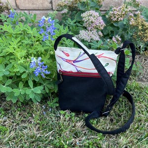 Bolso bandolera pequeño, bolso de tela, bolso bandolera de lino, bolso de viaje, monedero para teléfono y cartera