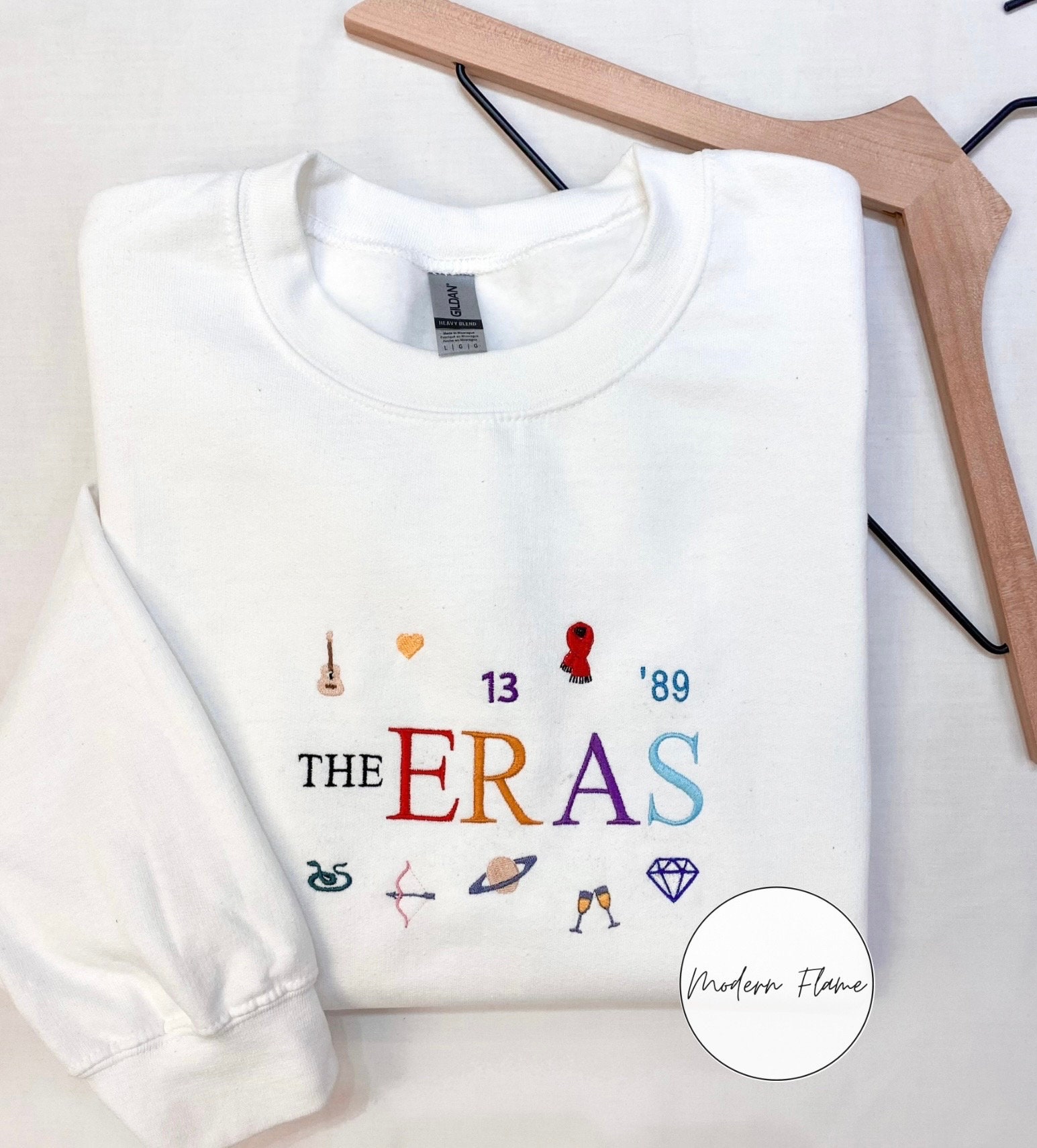 Discover The Eras Tour Taylor Embroidered Sweatshirt