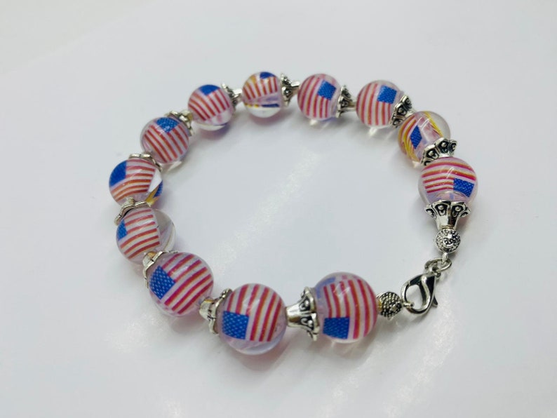 Epoxy Bracelet Country Flags Themed Bracelet Etsy