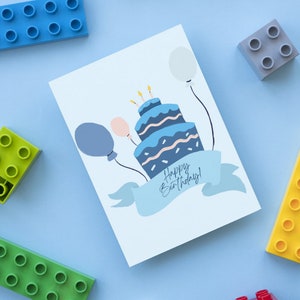 Cartão de feliz aniversário para impressão