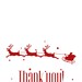 Printable Christmas Thank You Card - Etsy