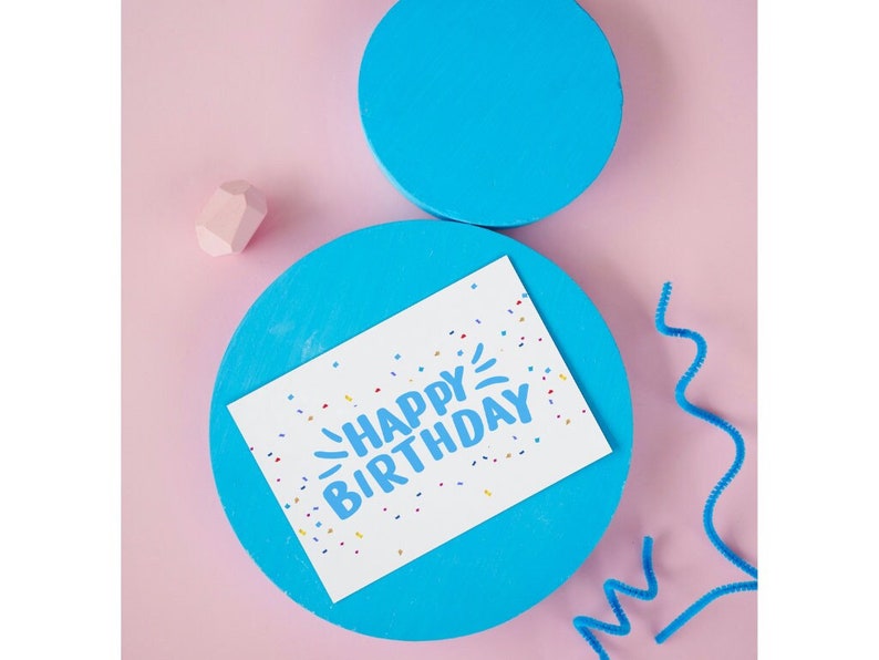 Printable Happy Birthday Card Etsy