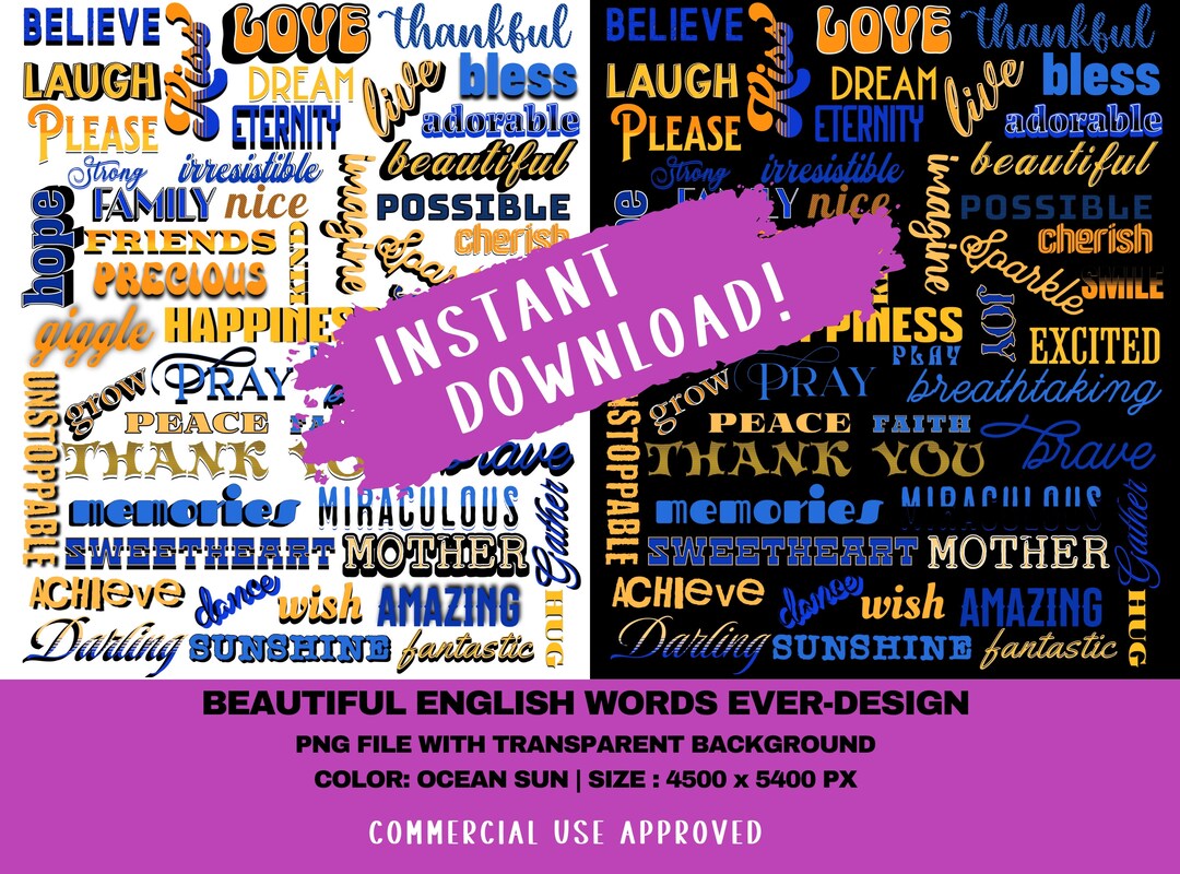 Beautiful English Words Print on Serviettes Cards Etc. Etsy