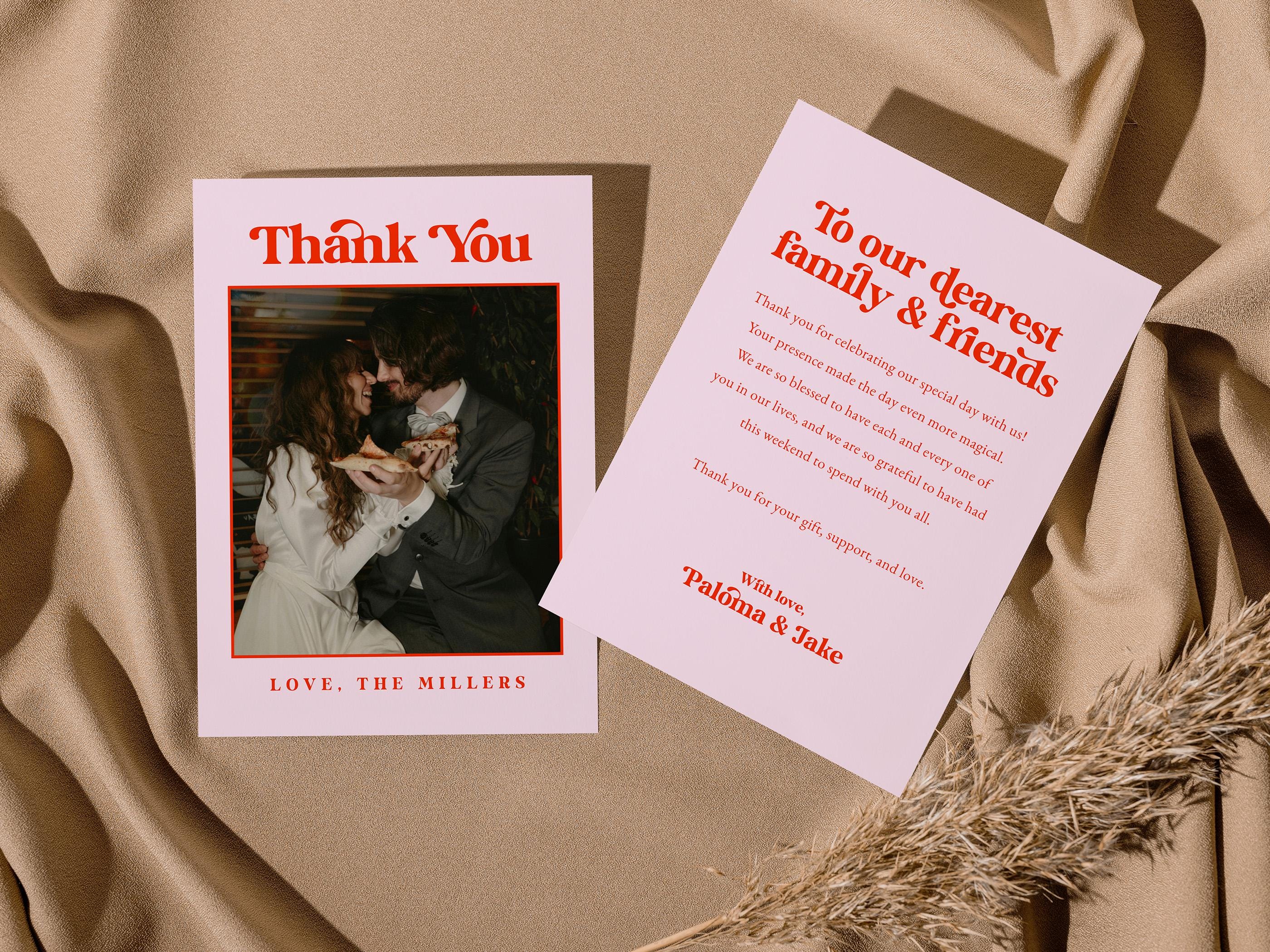 50th Anniversary Wedding Thank You Cards | Zazzle UK