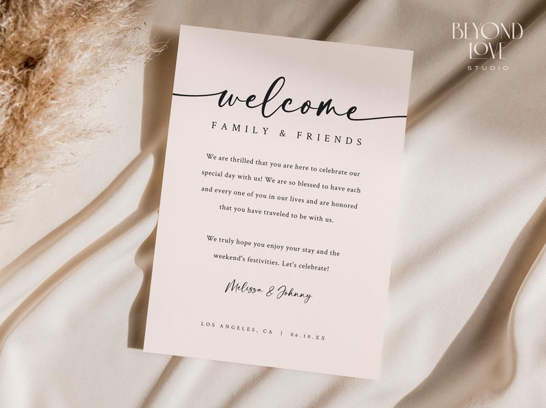 MEL Modern Wedding Weekend Itinerary Template, Wedding Timeline ...