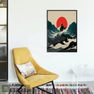 Japanese Art Print 1603 – 1867 - Samurai  - Ukiyo Poster Japan Art Japanese Wall Art