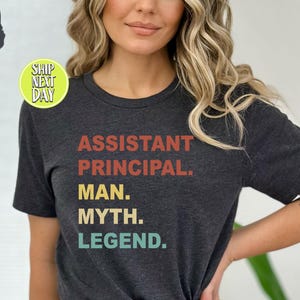 Assistant Principal T-Shirt, Elementary Principal Shirt, Front Office Shirt, Principal Appreciation Gift, Best Teacher Tee, AP T Shirt-TC031