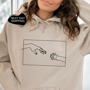 Cozy up in Style: Cat Lover Hoodie for Women, Cat Lover Hoodie, Adam Creation Cat Hoodie, Cat Mom Hoodie, Gift for Cat Lover - FA013