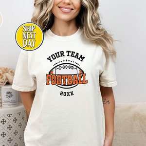 Camiseta esportiva personalizada do seu time de futebol, camiseta personalizada do seu nome, camiseta personalizada do seu time e número de futebol, camiseta esportiva personalizada -S024