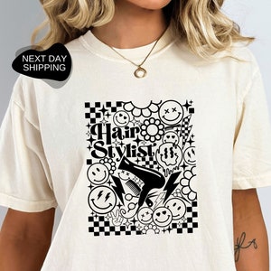 Hairstylist Shirt, Hairstylist Tee, Retro Hairstylist shirt, Hairdresser Gift, Hairstylist Gift, Stylist Shirts, Gift for Hairstylist- DG037