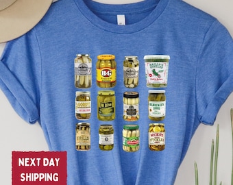 Vintage Dosen Pickles Shirt, Canning Saison T-Shirt, Pickle Liebhaber Shirt, Foodie Shirt, Hausgemachte Pickles Pullover, Pickle Glas Sweatshirt-FS009