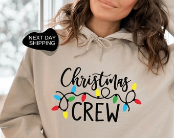 Christmas Crew Hoodie, Christmas Gift, Christmas Hoodie, New Year Hoodie, New Year Hoodie, New Year Sweatshirt, Family Christmas - C003