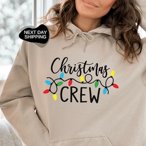 Weihnachts-Crew-Hoodie, Weihnachtsgeschenk, Weihnachts-Hoodie, Neujahrs-Hoodie, Neujahrs-Hoodie, Neujahrs-Sweatshirt, Familienweihnachten C003 Bild 1