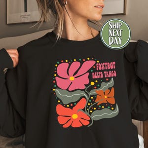 Sweatshirt Foxtrot Delta Tango, anti-Trump Foxtrot Delta Tango-shirt, Not My President-trui, cadeaus voor democraat, anti MAGA-hoodie - TC019