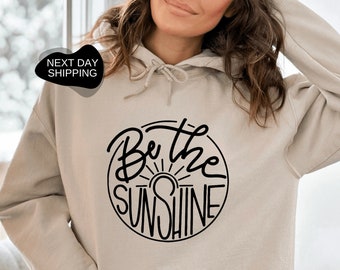 Be The Sunshine-hoodie, Sunshine-hoodie, retro zomerhoodie, zomerhoodie, boho-hoodie, zonneschijn, zomersweater, leuke hoodie - DG073