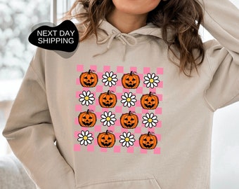Pumpkin Hoodie, Halloween Hoodie, Fall Hoodie, Pumpkin Hoodie, Halloween Sweatshirt, Halloween Outfit, Winter Hoodie, Halloween - H005