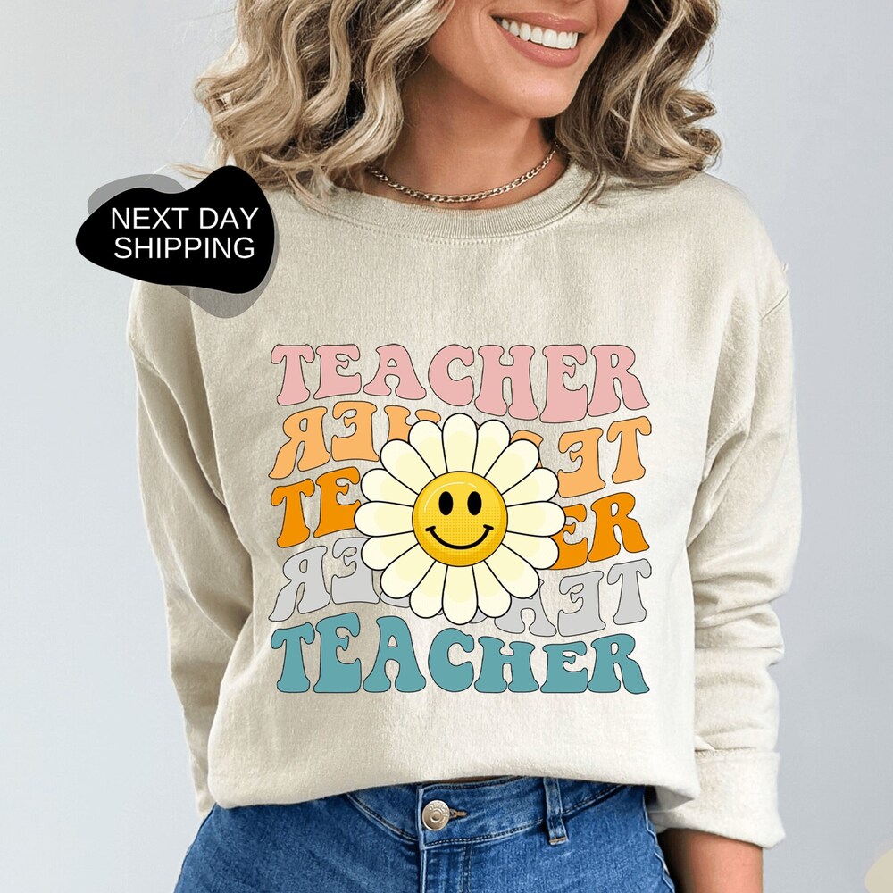 Teacher Sweat, Gift For Teacher, Teacher - Cst026, Teacher Gift, Back To School Sweatshirt, Back To School Sweatshirt,Teacher Sweatshirt Moderndaydecors