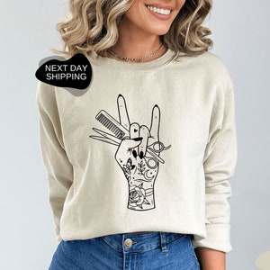 Hair Stylist Sweatshirt, Hair Dresser Sweatshirt, Hair Stylist, Gift For Hairdresser, Beautician Sweatshirt, Hair Stylist Hoodie - DG075