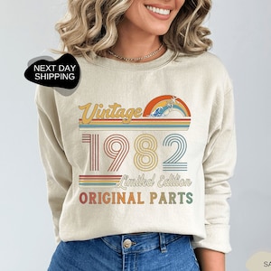 Moletom de aniversário personalizado, moletom de ano personalizado, presente de aniversário, presente para ela, presente de aniversário de 40 anos, presente para a mãe, aniversário - BE011
