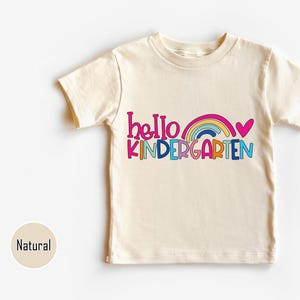 Hallo Kindergarten Shirt, Kleinkind Shirt, Kleinkind T-Shirt, 1. Schultag Shirt, Erster Schultag Shirt, Zurück zur Schule Shirt - CST017
