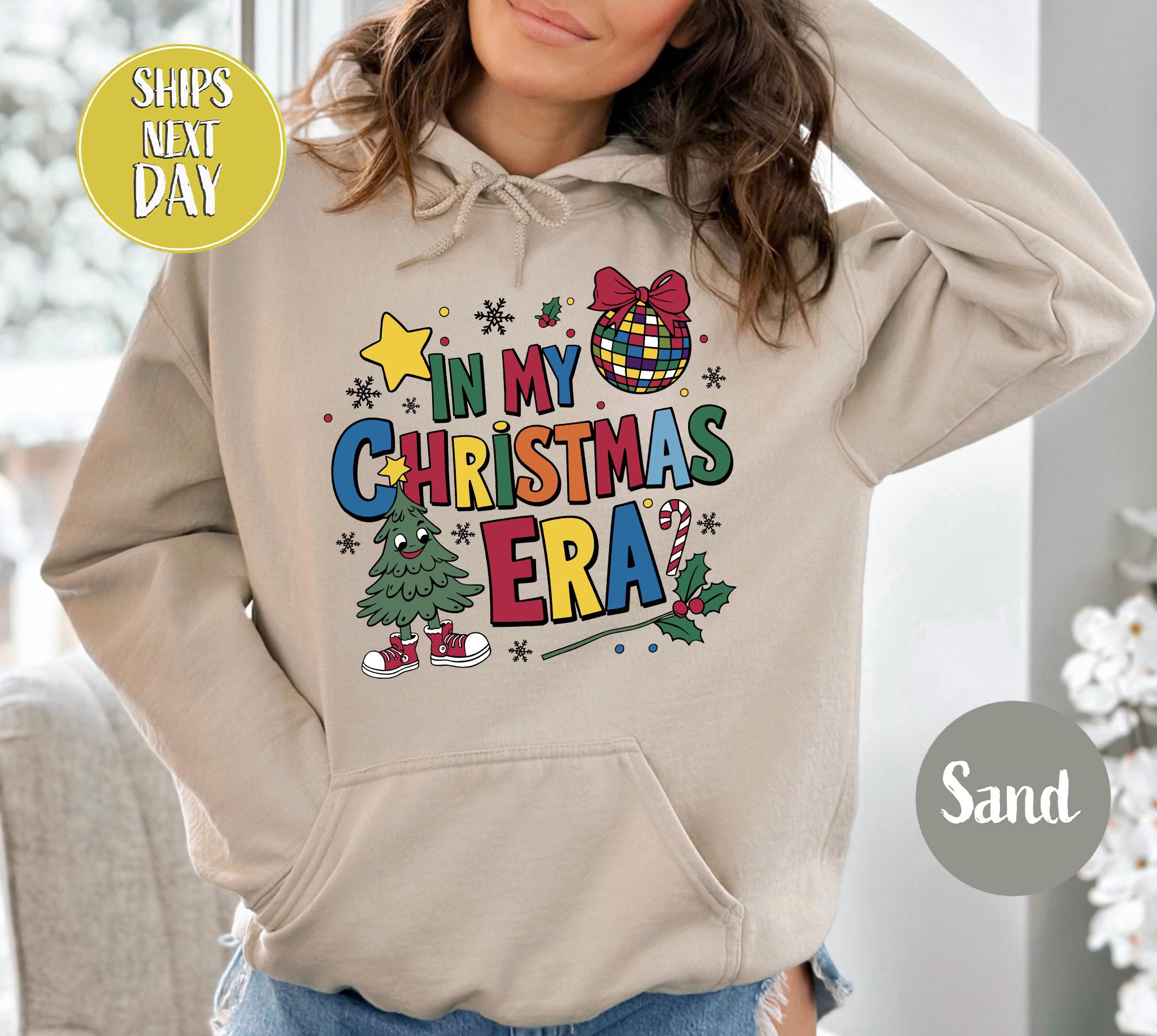 トップス vintage 2002 Xmas milo design sweat In My Christmas Era Sweatshirt, Merry Christmas Disco Ball