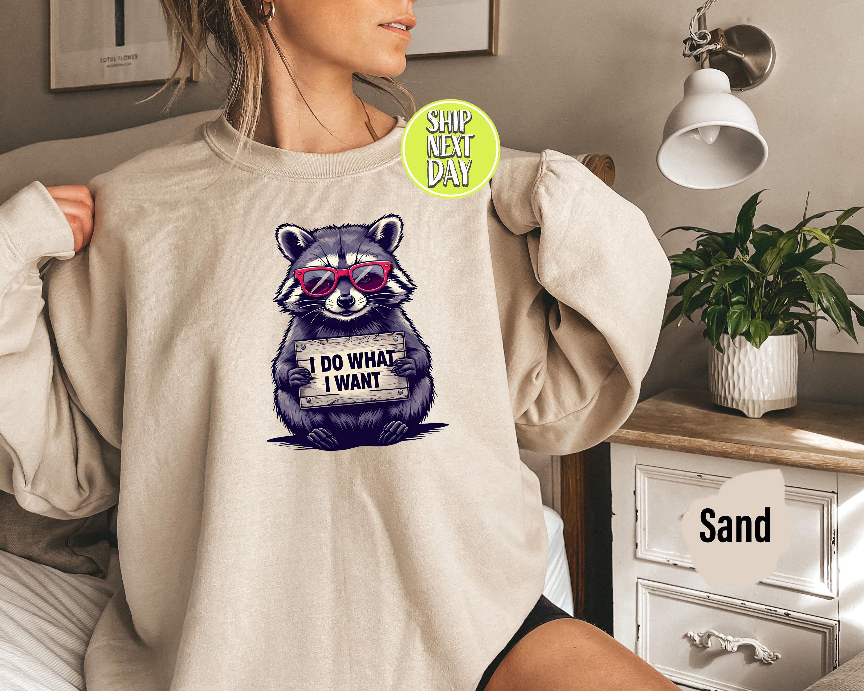 Generisch Sweat à Capuche Unisexe Avec Motif Raton Laveur