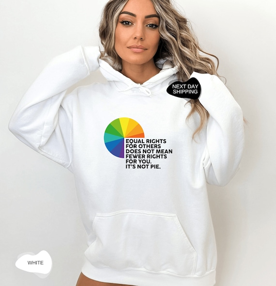 Equal Rights for Others Does Not Mean Fewer Rights for You Hoodie, Its Not Pie Hoodie, Pride Month Hoodie, LGBTQ+ Hoodie, Human Rights-RM020