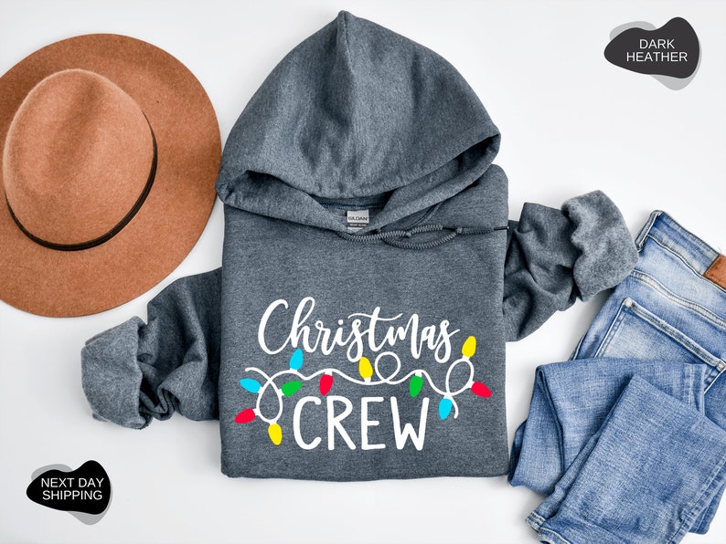 Weihnachts-Crew-Hoodie, Weihnachtsgeschenk, Weihnachts-Hoodie, Neujahrs-Hoodie, Neujahrs-Hoodie, Neujahrs-Sweatshirt, Familienweihnachten C003 Bild 5