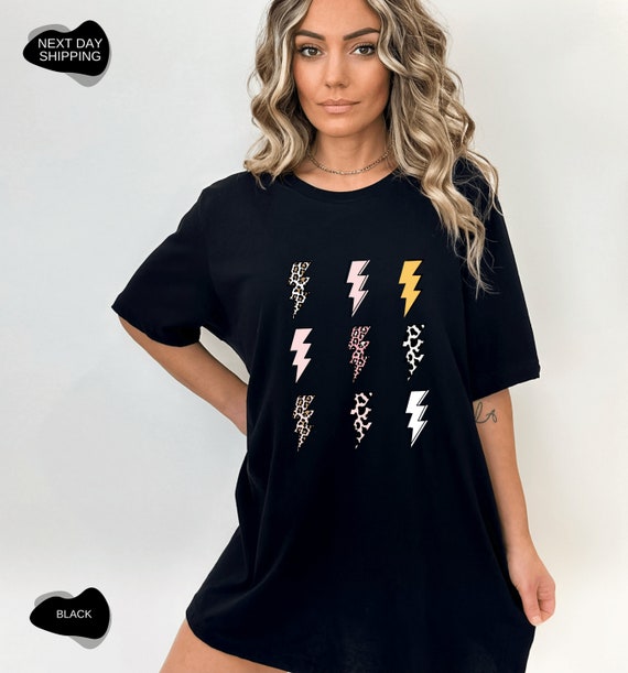 T-shirt LNH Lightning Lady Bolts Taille S – Gildan Gris Très Bon état