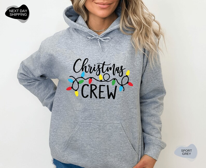 Weihnachts-Crew-Hoodie, Weihnachtsgeschenk, Weihnachts-Hoodie, Neujahrs-Hoodie, Neujahrs-Hoodie, Neujahrs-Sweatshirt, Familienweihnachten C003 Bild 8