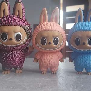 3D Printed Labubu-Inspired Figurine – Cute Gift or Collector&#39;s Decor