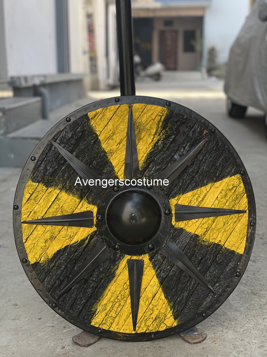 Jarl Authentic Battleworn Viking Shield/ Wooden Viking Etsy