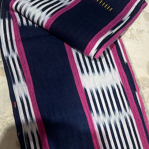 Baule Cloth, African Throw, African Indigo, Pagne baoulé Cloth African Decorative Cloth, Coastal beachhouse decor, Mediterranean