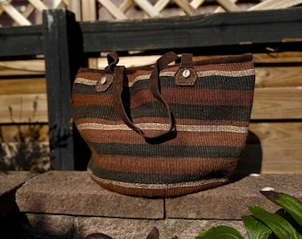 Unique Handbags, Baobab Bag, African woven Basket,Woven ethnic bag , Handgewebte tasche, Große afrikanische tasche, vintage woven bag
