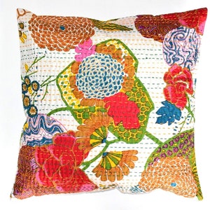 Handmade Kantha Pillow Covers image 2