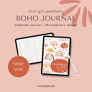 Digital Journal, Daily Journal, Goodnotes Notebook, Digital Journal iPad, Goodnotes Template, Notability Journal, Undated Digital Journal,