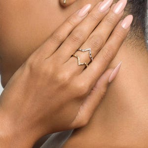 Stylish V Shaped Ring