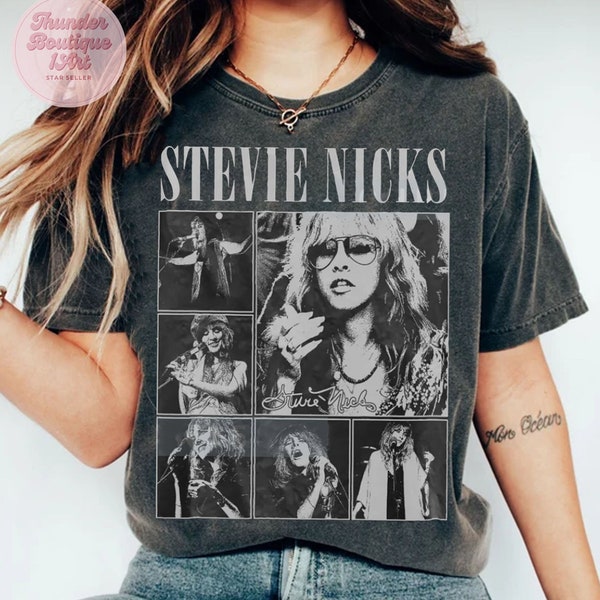 Vintage StevieNicks Shirt,Fleetwood Mac Shirt,StevieNicks 2024 Tour Shirt,Stevie Shirt Fan Gifts,Don't be a lady be a legend shirt