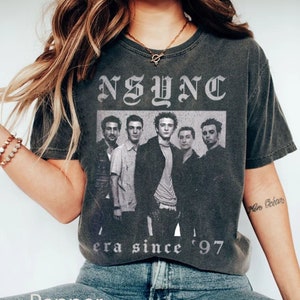 Vintage Nsync Shirt,Nsync Eras Shirt,NSYNC Album Cover Boy Band Shirt,Music tour 2024 shirt,Gifft For Fans,Comfort colors shirt