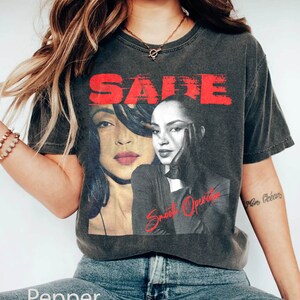 Vintage Sade shirt,Diamond Singer Tour Concert shirt,Sade Pop Music Fan shirt, The Essential sade Graphic Shirt ,Gift  For Fans