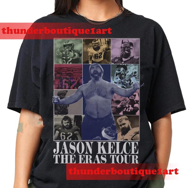 Vintage Jason Kelce The Eras Tour Shirt,American Football Sweatshirt,Kelce 62 Shirt,Football Fan Gifts,Football Comfort colors shirt