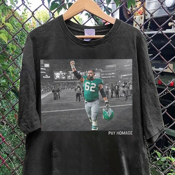 Vintage Jason Kelce Pay Homage Shirt,Jason Kelce Retirement Tee,Football Fans Gift,Classic 90s Graphic Tee,Football shirt,Gift For Fans