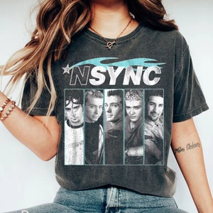 Vintage NSYNC Boy Band Shirt,Nsync Eras Shirt,90s Boy Band Shirt,In my Nsync Reunion Era,Concert Music 2024 Shirt,Comfort Colors shirt