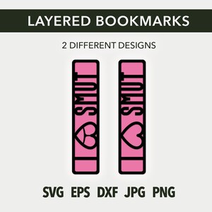 Smut Lesezeichen SVG-Dateien, 2 Designs inkl. | Smut Lesezeichen | Lesezeichen geschnitten Datei | Cricut Anfänger | Sofortiger Download, digitale Datei