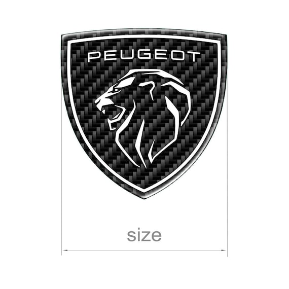 Peugeot Logo Badge Silicone Emblem Sticker Decal Auto Accessories