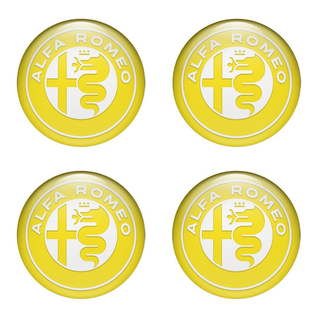 Silicone Sticker Alfa Romeo Badge for Rim Center Caps - Etsy