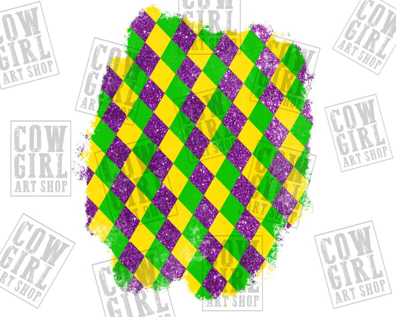mardi gras sequin patches