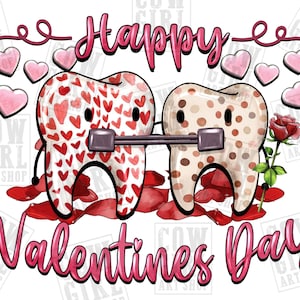Happy Valentine's Day tooth Dentist png sublimation design download, Valentine's Dentist png, Valentine's Day png,sublimate designs download