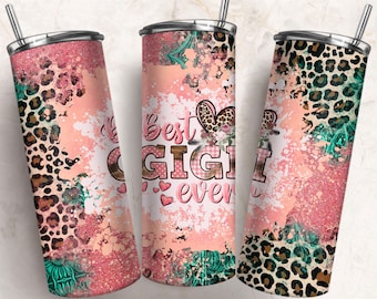 Best gigi ever Mother's Day 20 oz skinny tumbler png sublimation design download, gigi tumbler wrap png, 20 oz tumbler designs, download