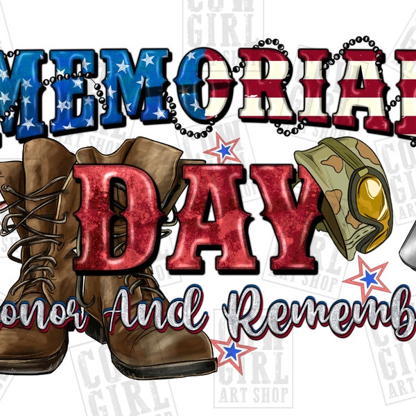 Memorial day honor and remember png sublimation design download, 4th of July png, American flag png, sublimate designs download